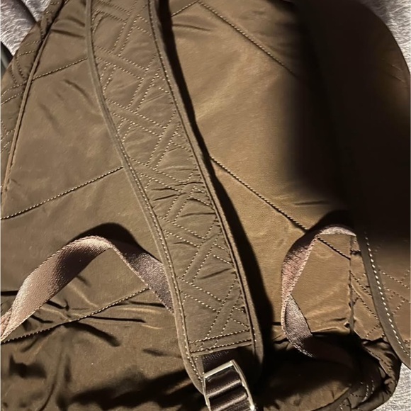 Quilted Olive Backpack